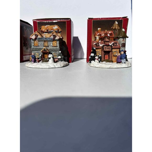 Winsor Collection Mini Christmas Village – Set of 5 w/ Boxes - Picture 7 of 11